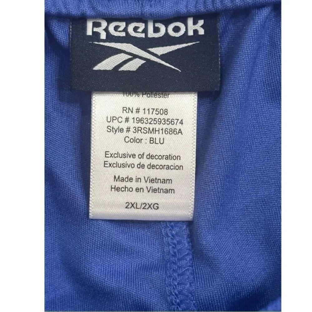 Reebok Men's Speedwick Stretch Performance Knit Active Short, Vector Blue, XXL